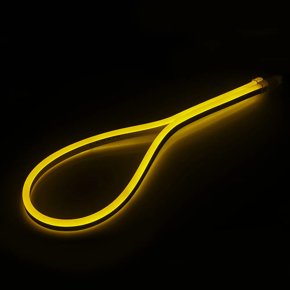 Образец Гибкий неон ARL-CF2835-Mini-24V Yellow (16x8mm)-0.9m (Arlight, -) - Изображение