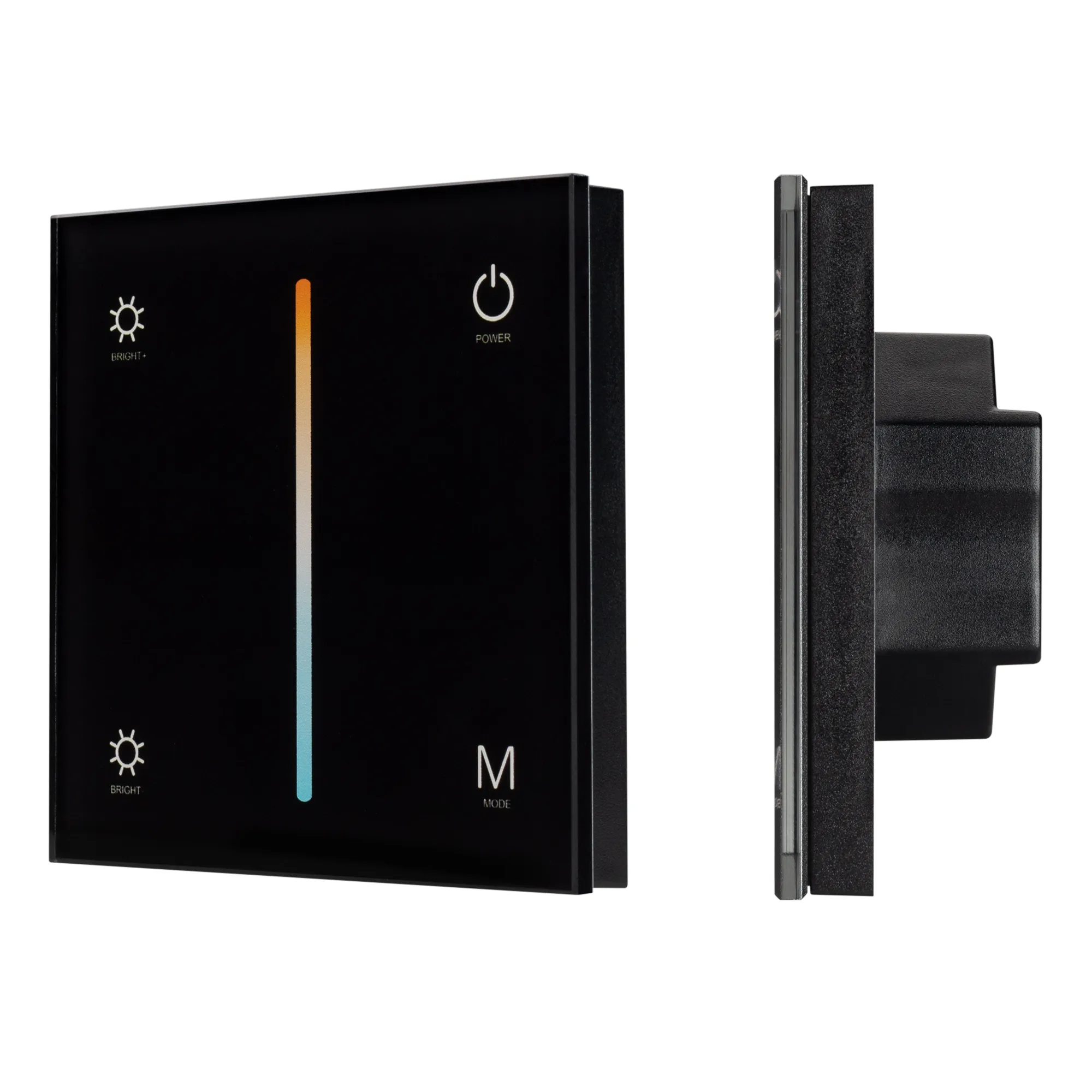Панель SMART-P21-MIX-G-IN Black (12-24V, 4x3A, Sens, 2.4G) (Arlight, IP20 Пластик, 5 лет) - Изображение