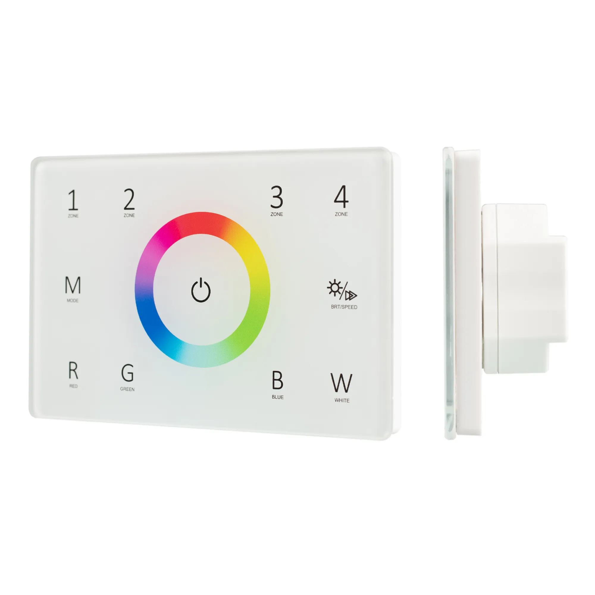 Панель Sens SMART-P85-RGBW White (230V, 4 зоны, 2.4G) (Arlight, IP20 Пластик, 5 лет) - Изображение