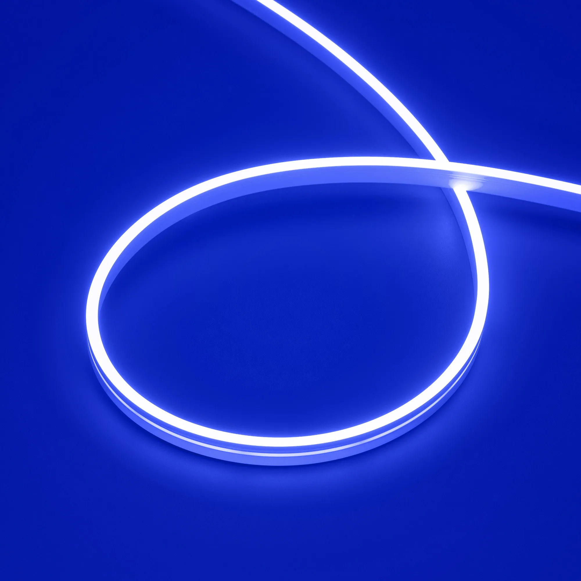 Лента герметичная MOONLIGHT-SIDE-A168-4x10mm 24V Blue (7.2 W/m, IP65, 5m, wire x2) (Arlight, Прямой вывод кабеля) - Изображение