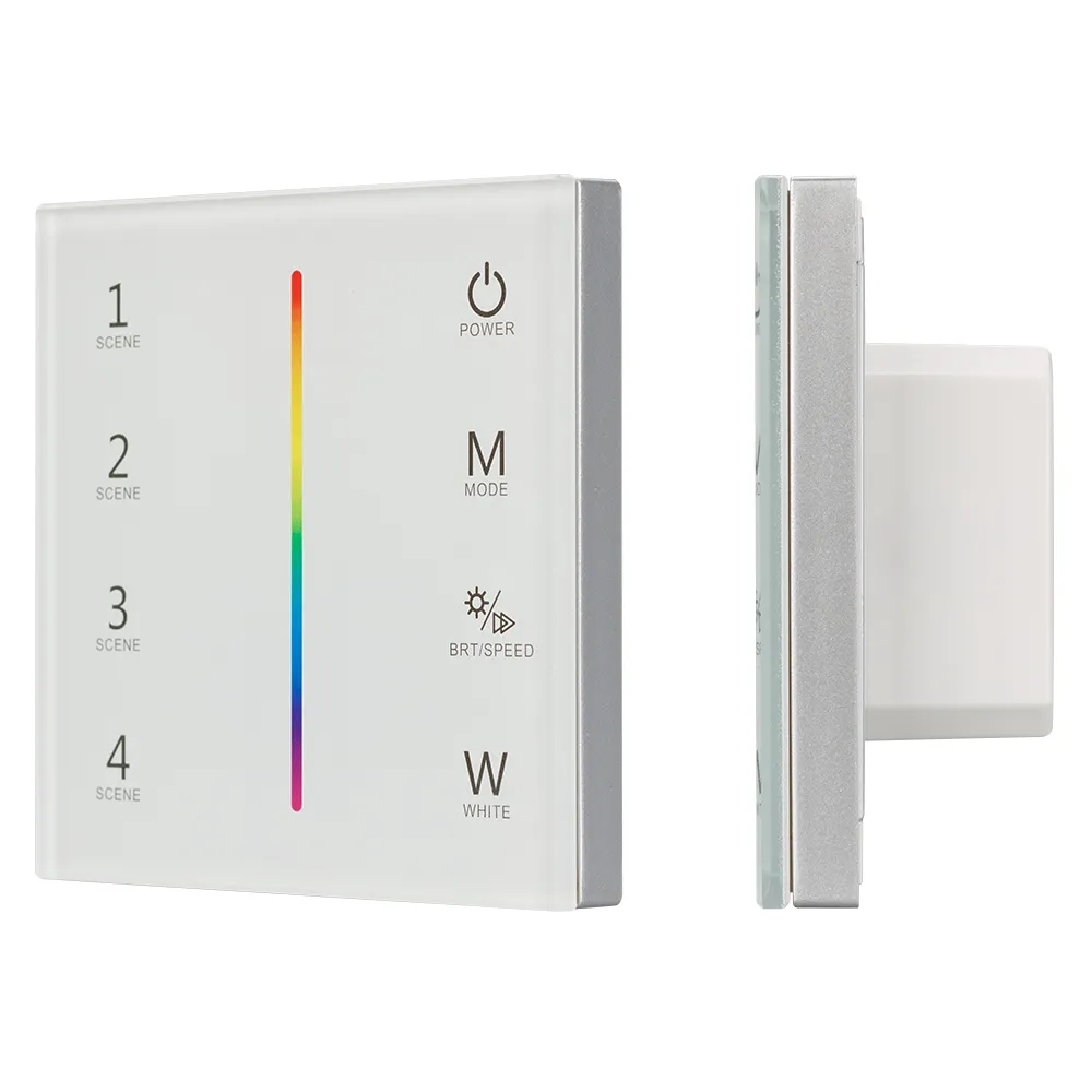 Панель Sens SMART-P22-RGBW White (12-24V, 4x3A, 2.4G) (Arlight, IP20 Пластик, 5 лет) - Изображение