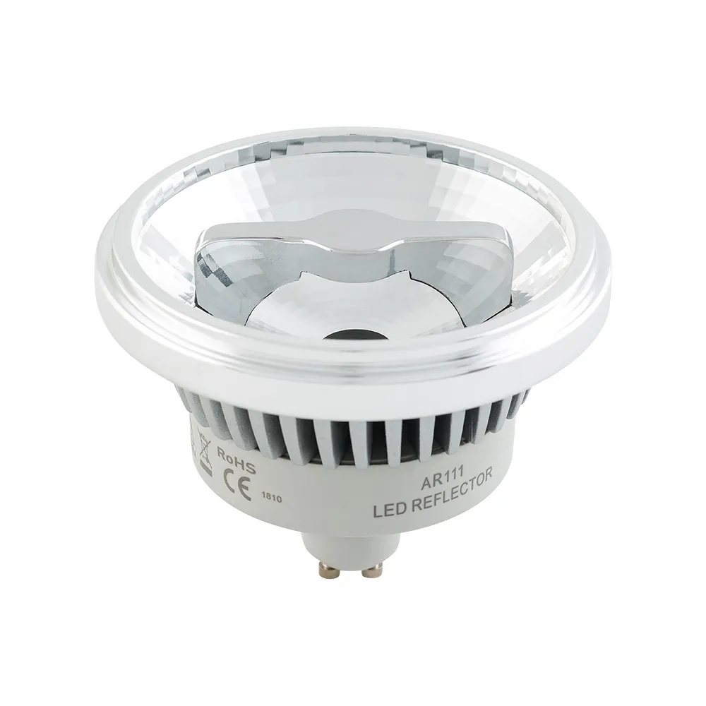 Лампа AR111-FORT-GU10-15W-DIM Day4000 (Reflector, 24 deg, 230V) (Arlight, Металл) - Изображение