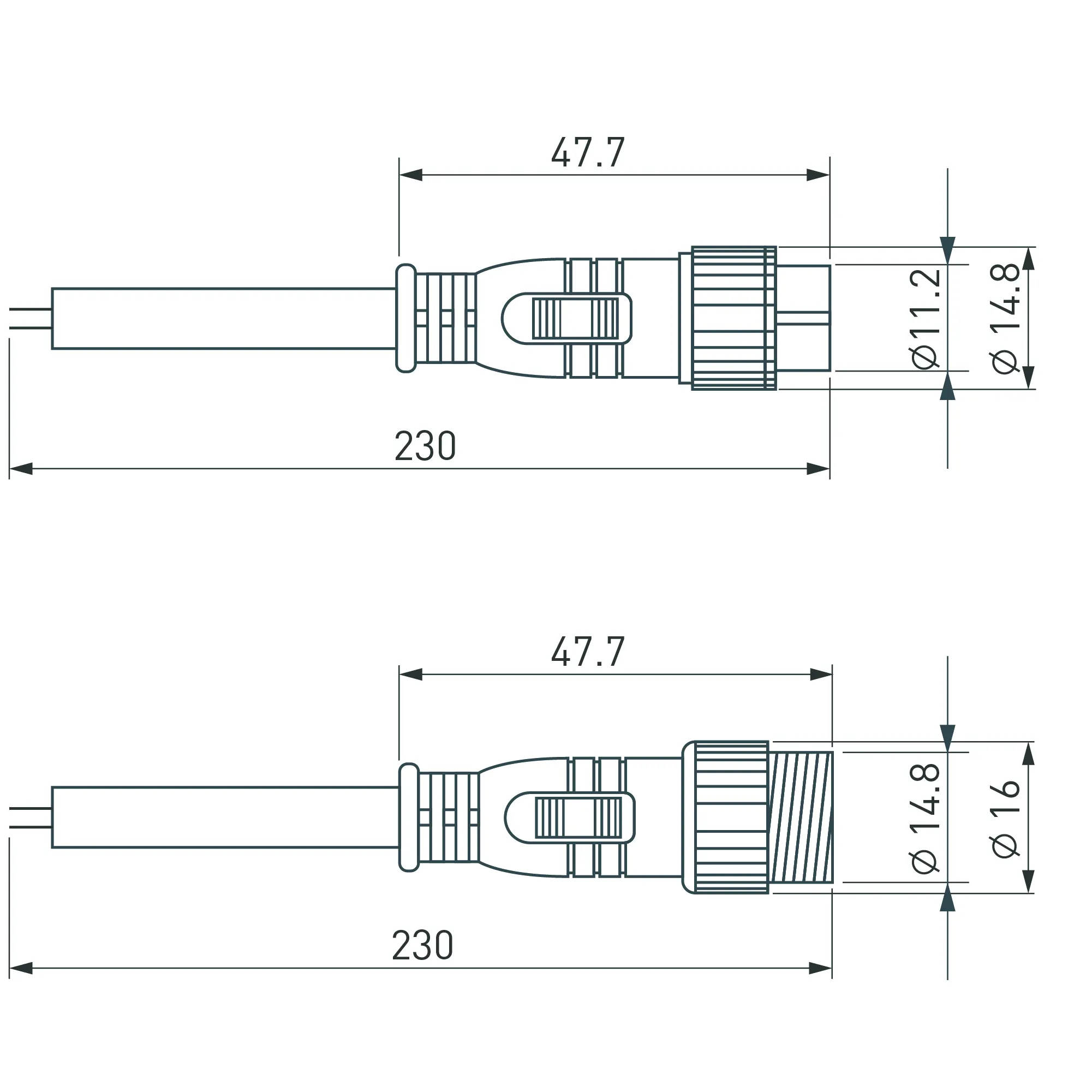 Коннектор питания ARL-LINE-2pin (24V) (Arlight, Закрытый) - Изображение